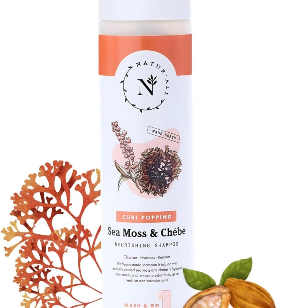 Natural Curl Popping Seamoss & Cheve Shampoo